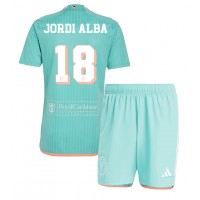 Inter Miami Jordi Alba #18 Tredje sæt Børn 2024-25 Kortærmet (+ Korte bukser)